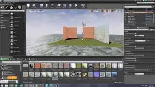 Unreal Engine - Moving water first attempt