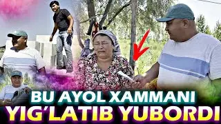 ЖИЙДА ТАГИДАГИ ЭР ХОТИН | ПУЛНИ ОЛМАЙ ЙИГЛАГАН АЁЛ(Охунов тв)