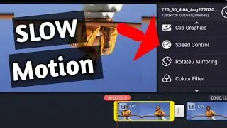 Slow Motion,Cut,Cropping Tutorial! Kinemaster..
