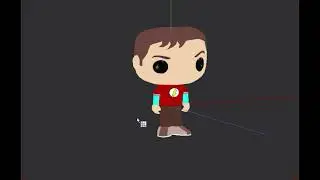 Papercraft Funko Sheldon Cooper