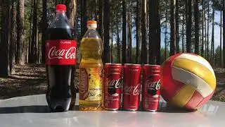 Что будет,если автомобиль переедет Кока-Колу? experiment Car VS Coca Cola