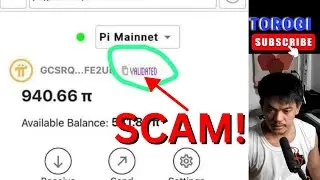 Scam ang pag validate sa Pi wallet!