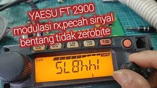 YAESU FT 2900 suara receiver hancur sinyal bentang dan tidak zerobit