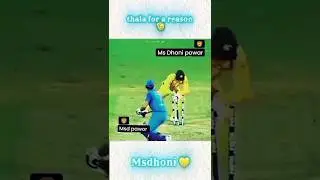 ms dhoni power #cricket #cricketlover