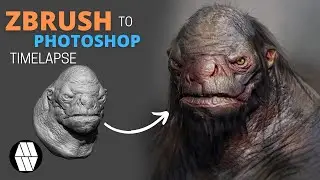 Troll Concept - ZBrush to Photoshop Timelapse