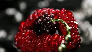 Брошь Губы с Вишней. CHERRY KISS Brooch