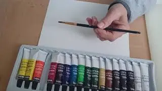 Unboxing my new Acrylics Pēbēo Spacchettamento colori acrilici Pēbēo