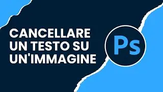 Come cancellare un testo su un'immagine con Photoshop