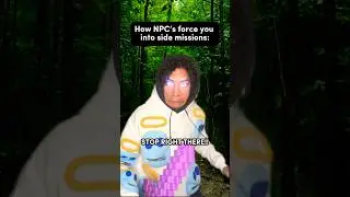 How NPC’s Try to Force you into a Side Mission in a Game 😂 