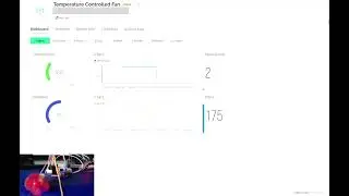Temperature Controlled Fan with Blynk.IoT web dashboard