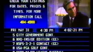 Prevue Guide restored to normal May 31, 1991 (part 4 of 4)
