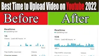 best time to upload video on youtube 2022 | best time for uploading video on youtube | youtube views