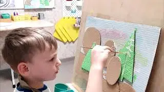 Творческая студия "Горизонт". Зимний лес.
