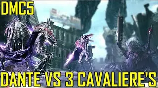 DMC5 - Dante vs 3 Cavaliere Angelo'