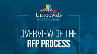 01 Overview of the RFP Process Procurement