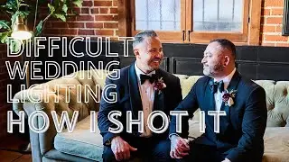 Beautiful Wedding Venue but tough Lighting. How I shot it.