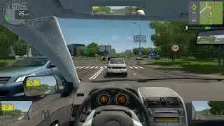 City Car Driving. Работа в такси (Часть 2).