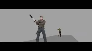 Resident Evil: Leon V Zombie (wip)