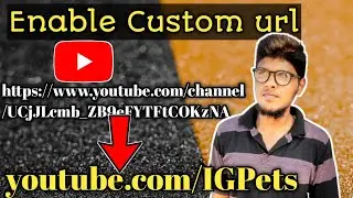 how to customize url for youtube channel | how to enable custom url for youtube channel