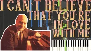 Don Ewell - I Can't Believe That You're In Love With Me (Solo Jazz Stride Piano Synthesia)