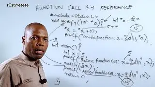 Function Call by Reference in C: The Law of Alignment and Transformation. 