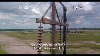 H264 v RAW in 4K