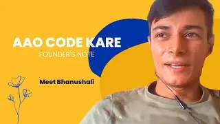 Aao Code Kare - A Family built for programmers | Viram Bhadra Software Engineer ‎@AmazonInOfficial 