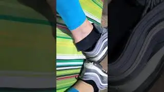 Nike Air Max 97 and black ankle socks