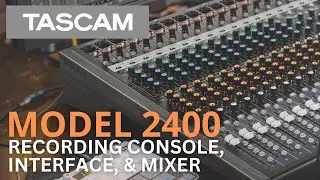 Model 2400   24-Track Analog Recording Console, Live Mixer, and Audio Interface