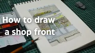How to draw a shop front