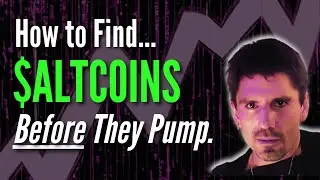 ⚡How to Find Altcoins BEFORE They Pump  ||  Day Trading ⚡