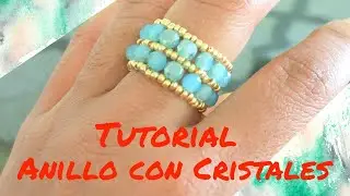 Como Hacer Anillo con Cristales | Tutorial