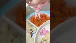 Cuts for complementary foods! Large pieces of food can be easily cut into smaller pieces, #cute