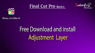 Free download Adjustment layer for Final Cut Pro