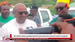 #orgasmnews:NDC CENTRAL REGIONAL CHAIRMAN SUPPORTS JOHN MAHAMA WITH 7 VEHICLES TO BOOST HIS CAMPAIGN
