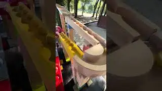 Wooden Marble Run and Beautiful Scenery ASMR③ #marblerunhealing