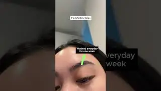 We tried just washing just one eye’s lashes for a week, the difference is crystal clear! 