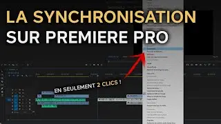 How to SYNCHRONIZE VIDEO and AUDIO in Premiere Pro in 1 CLICK