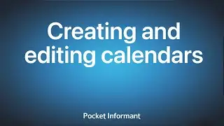 How to create and edit calendars - Mac