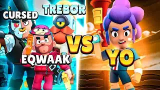 DUELOS en +1000 COPAS VS PROPLAYERS de BRAWL STARS *INCREÍBLE*