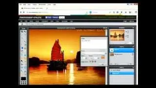 Chèn chữ vào hình ảnh đơn giản bằng Photoshop online
