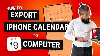 How to Transfer Calendar from iPhone to PC (Tutorial💡)