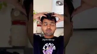 Self Head Massage and Hair Oiling For Healthy Head | ASMR