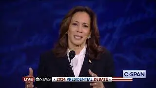 Harris attacks Trump in closing debate statement