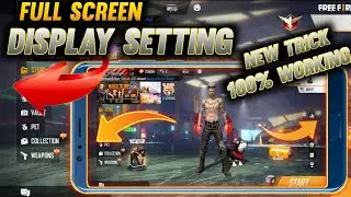 Free Fire Full Screen Setting|Free Fire Notch Screen Setting|Notch Screen Indian Gaming Fighter