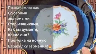 ❤️Ночная Барахолка ПоХод Германия , винтаж , фарфор , антиквариат ! Про поиск клада!