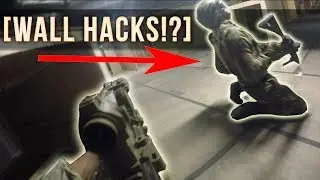 HE GOT WRECKED!! | AIRSOFT WALL HACKS?!