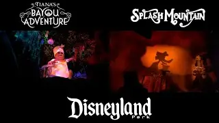 Tiana's Bayou Adventure vs. Splash Mountain - Disneyland Park - Side by Side Ridethrough