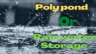 Poly pond installation/construction | poly pond for fish farming or rain harvesting  | KRP farm