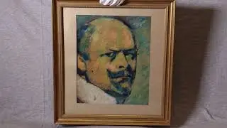 А. Явленский "Двусторонняя работа. Автопортрет. Портрет жены".